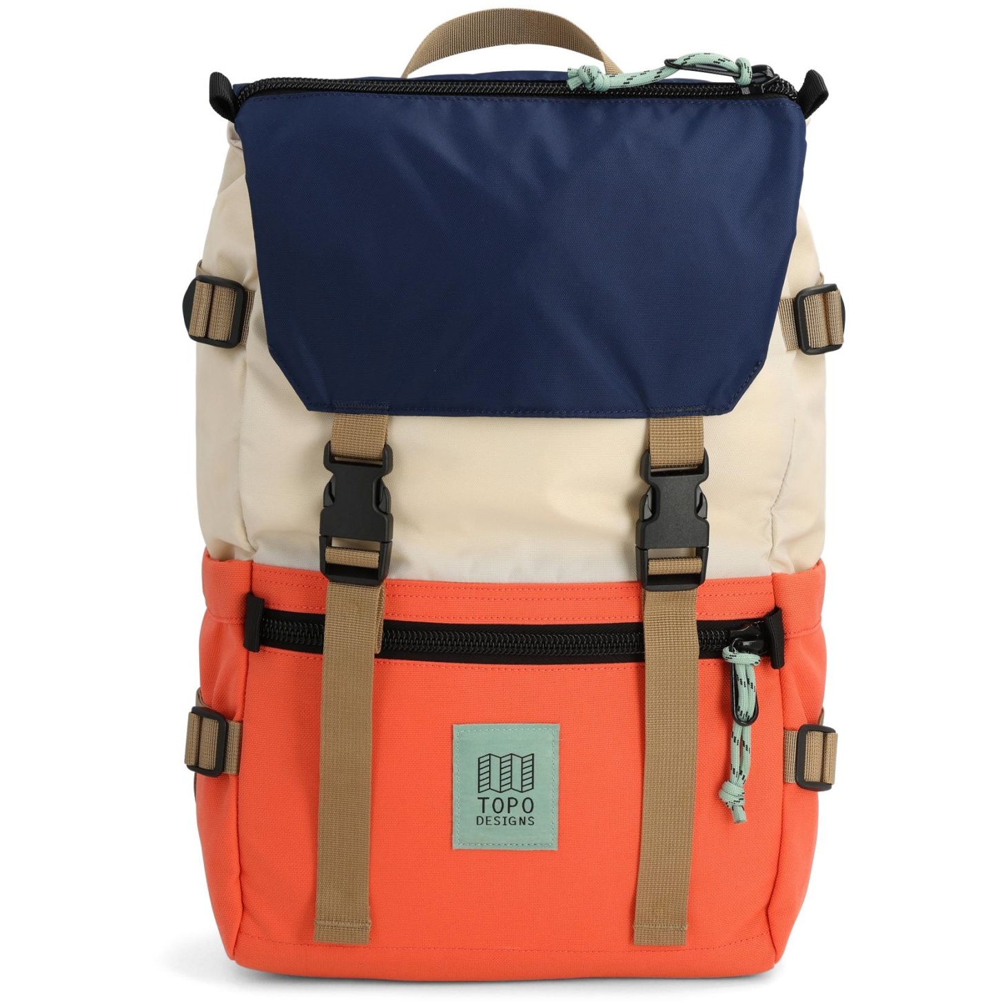 Produktbild von Topo Designs Rover Pack Classic Rucksack - 20L - Almond/Emberglow