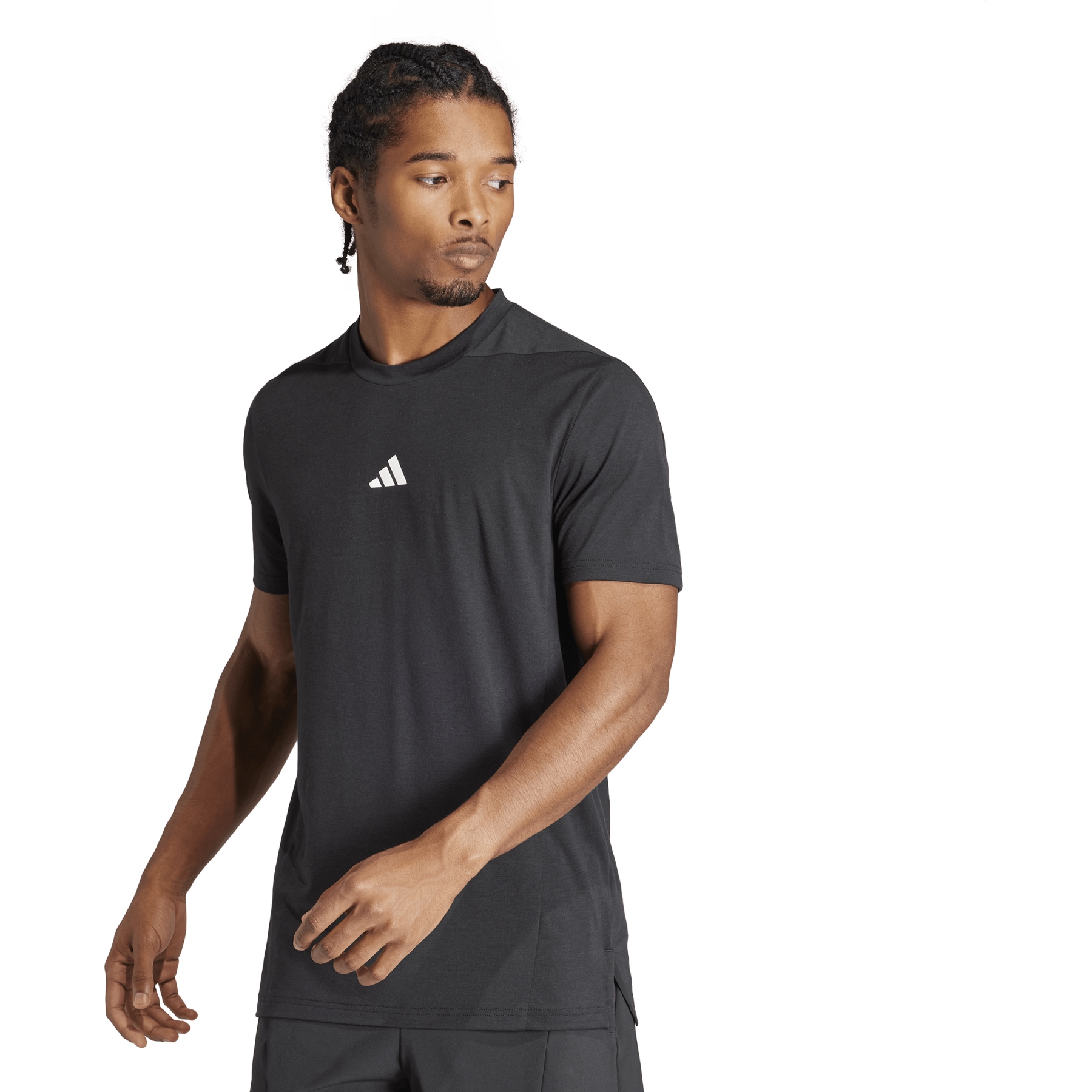 Produktbild von adidas Designed for Training Kurzarmshirt Herren - schwarz IK9725