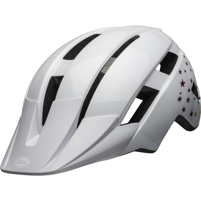 Picture of Bell Sidetrack II Youth Helmet - white stars