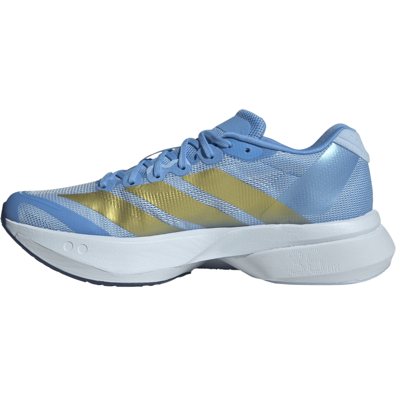 adidas Adizero Boston 13 Running Shoes Women - blue burst/gold metal/glow  blue JP9250 | BIKE24