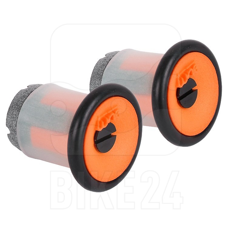 Image of Tune FusePlugs Handlebar End Plugs - orange