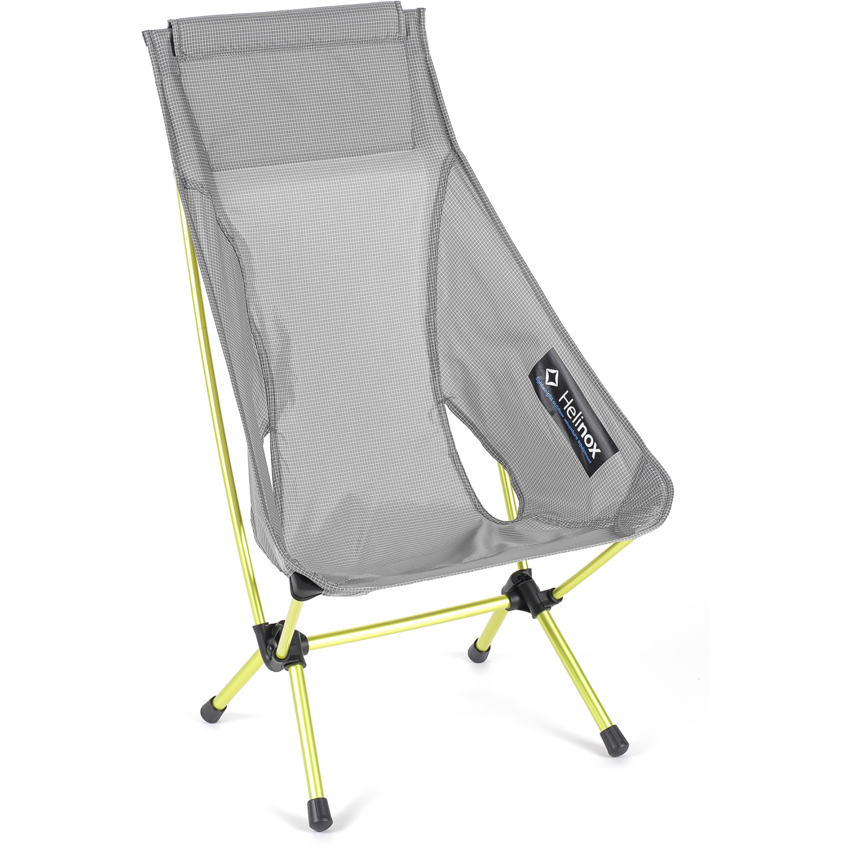 Productfoto van Helinox Chair Zero High Back Camping Chair - grey - melon