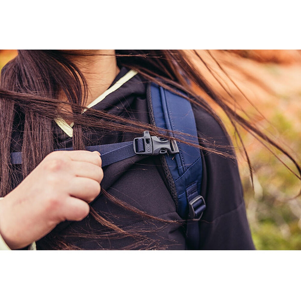 Bolso para el móvil de mujer en nylon acolchado ámbar