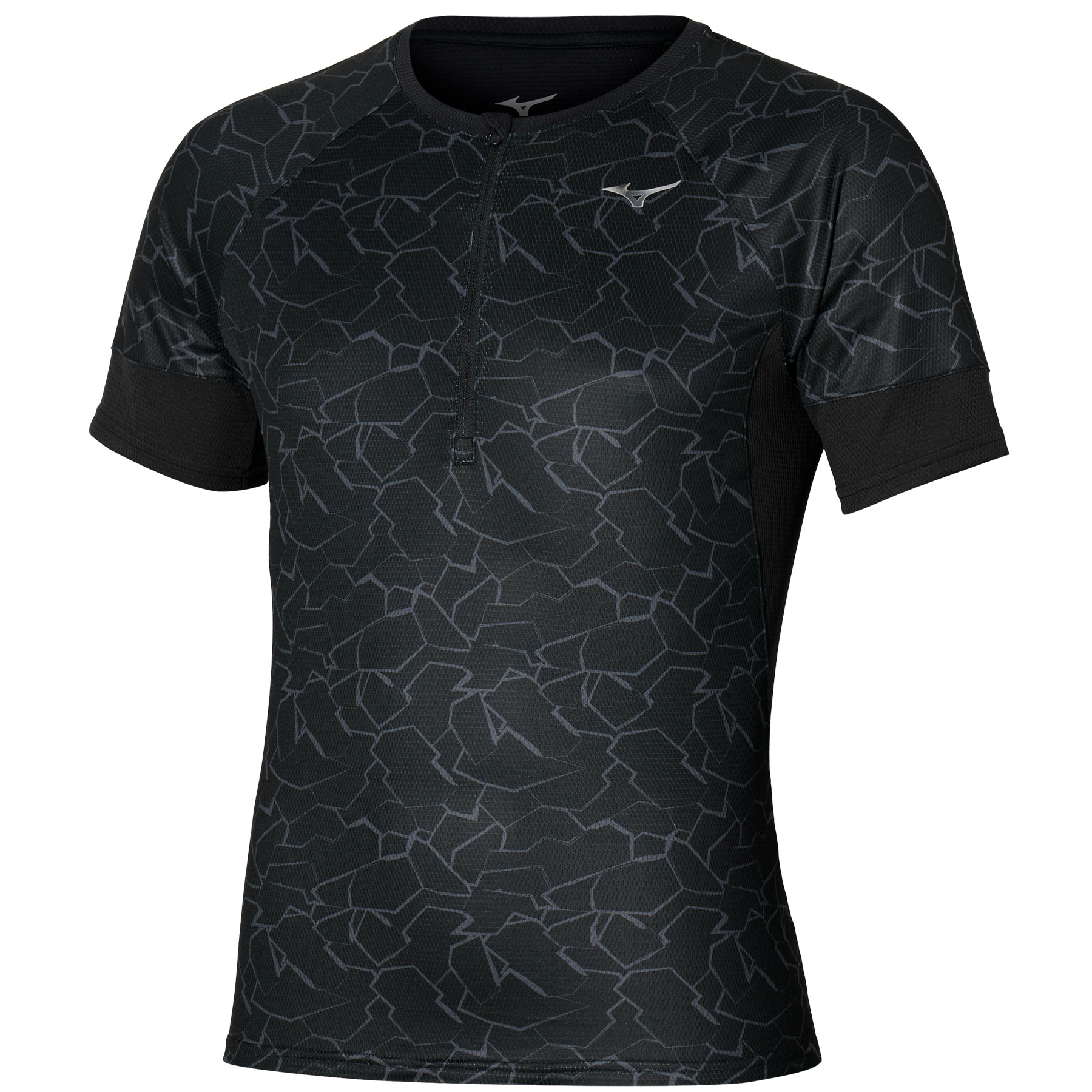 Produktbild von Mizuno Trail Graphic T-Shirt Herren - Schwarz