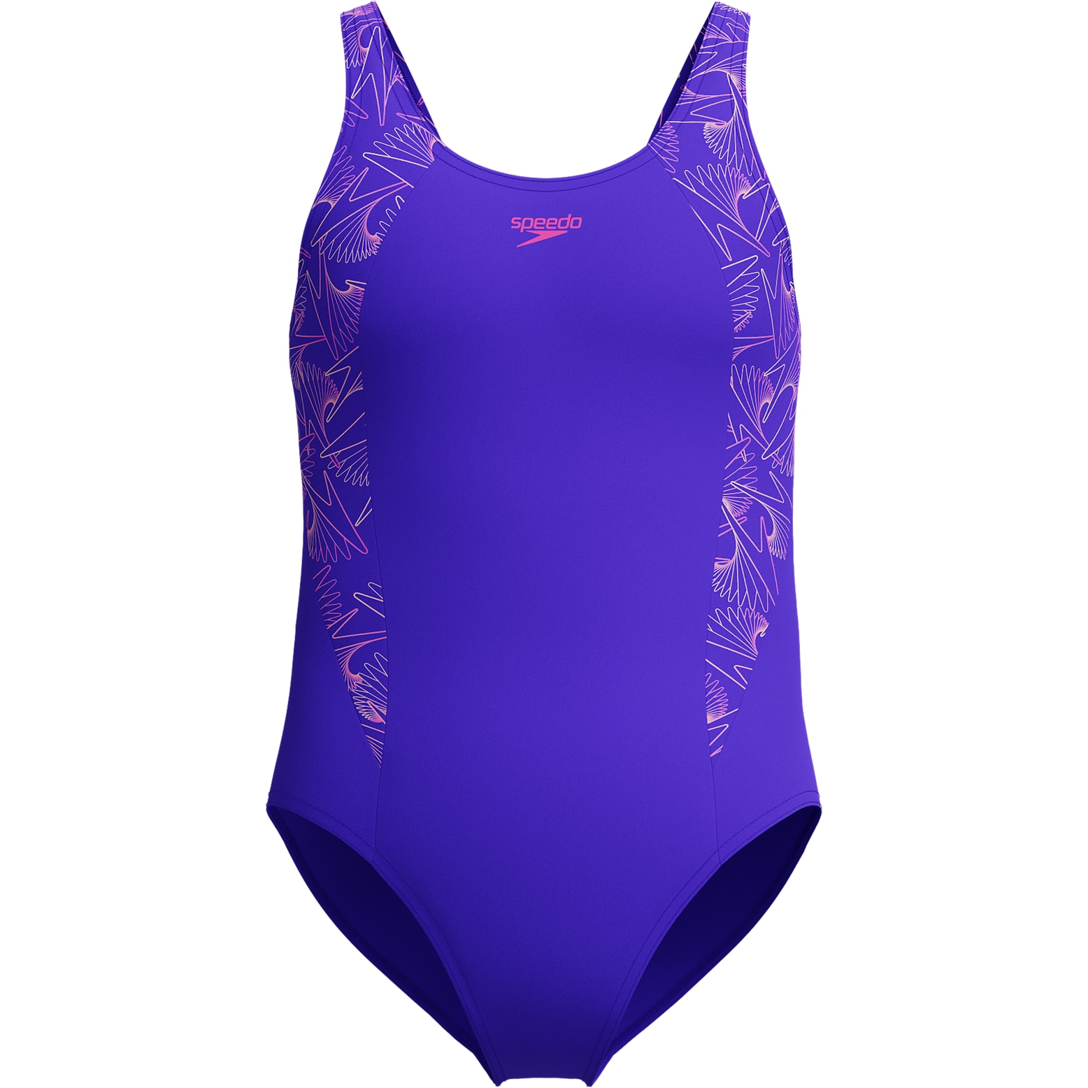 Speedo HyperBoom Splice Muscleback Swimsuit Girl indigo glow