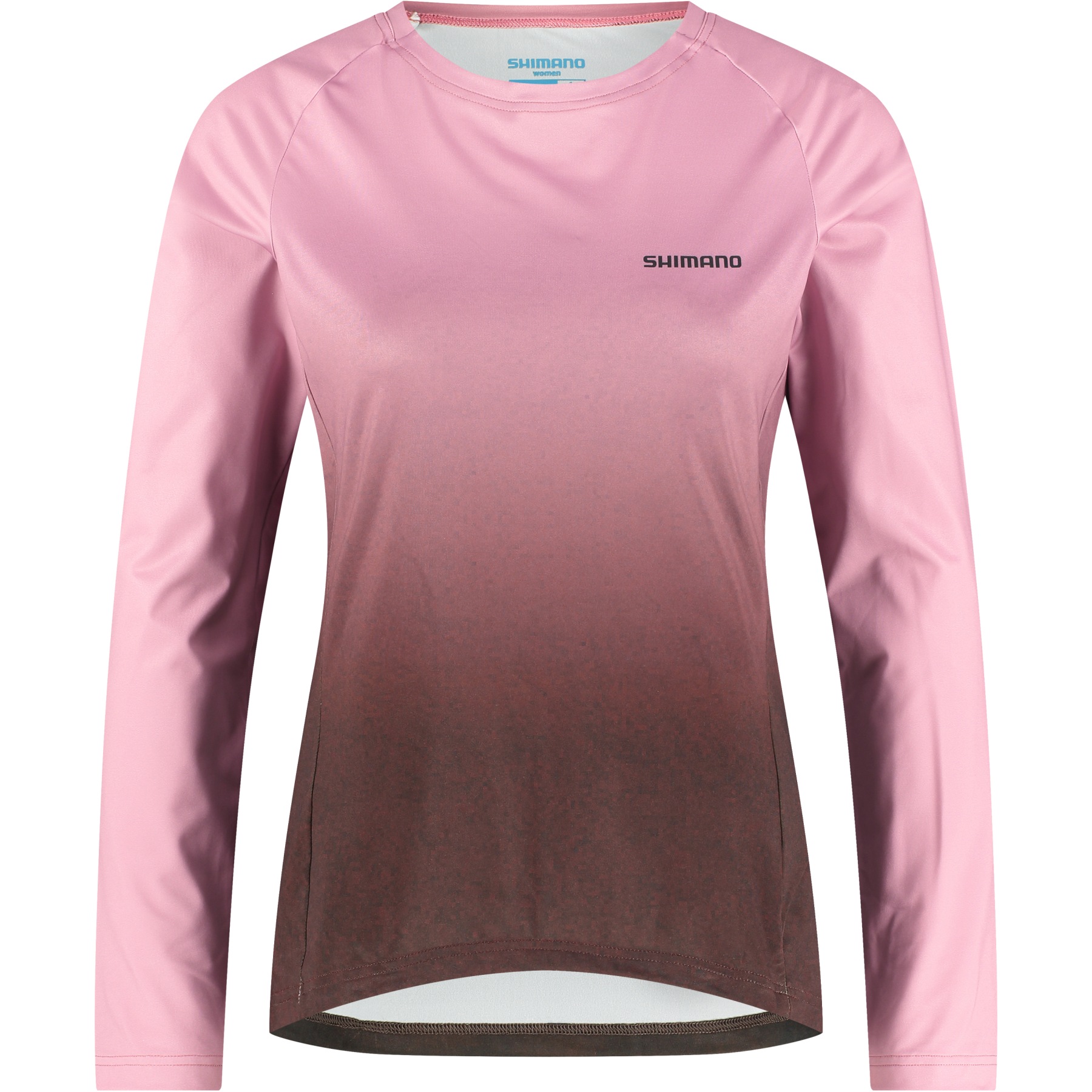 Bild von Shimano Saiko Printed Langarmtrikot Damen - pink