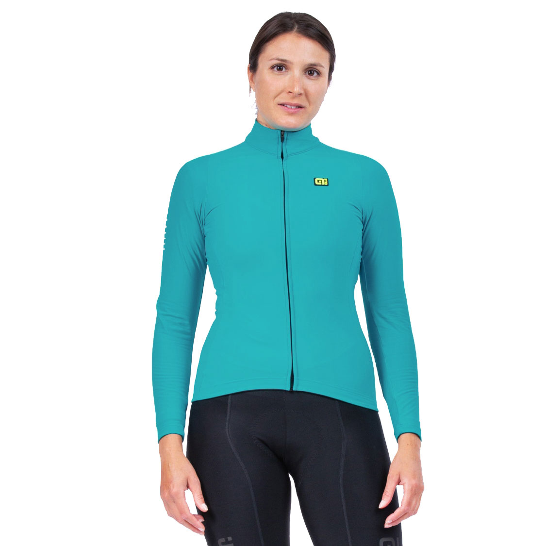 Picture of Alé R-EV1 Warm Race Lady Long Sleeve Jersey - turquoise