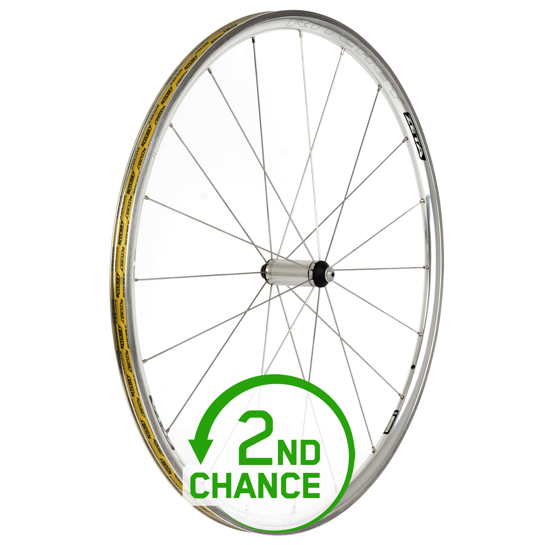 Produktbild von Ritchey Classic Zeta Vorderrad - Drahtreifen - HP Silber - B-Ware