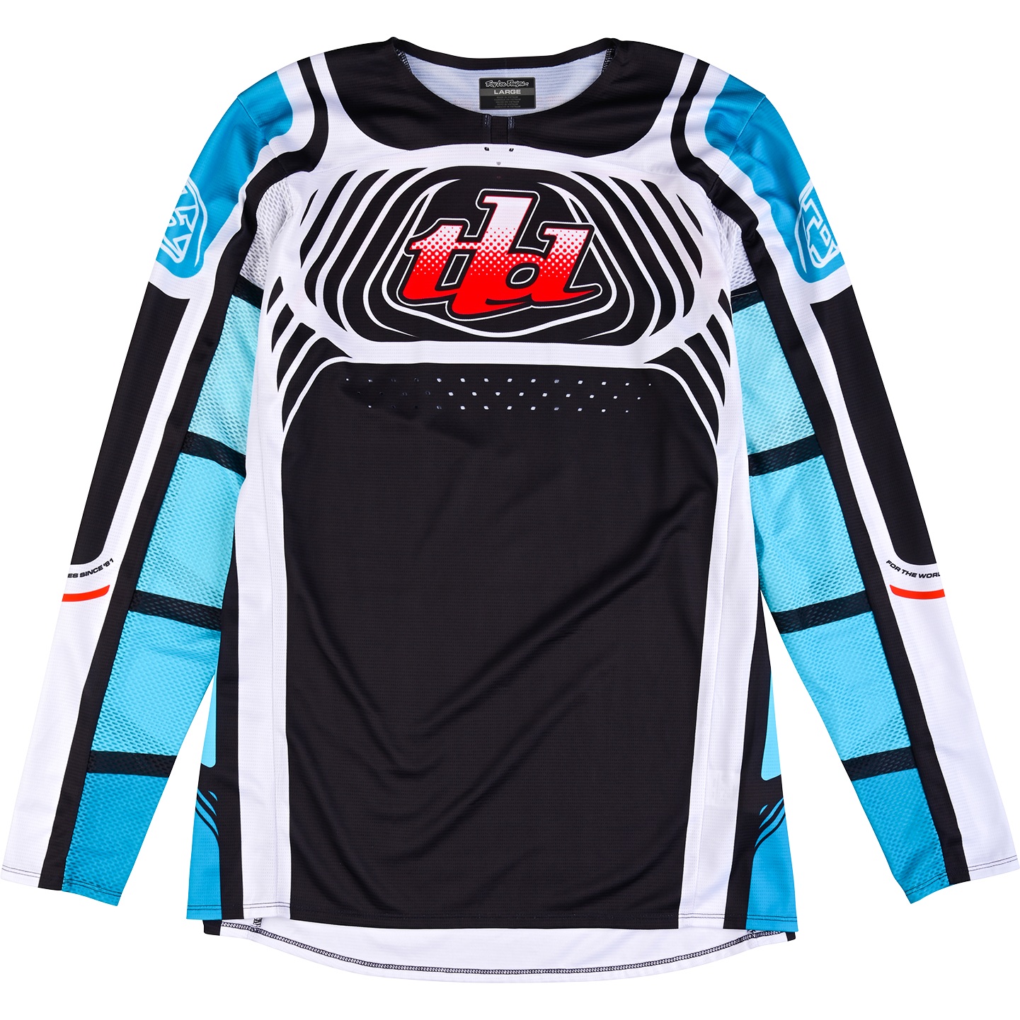 Bild von Troy Lee Designs SE Pro Langarmtrikot Herren - Wavez Phantom/Turquoise
