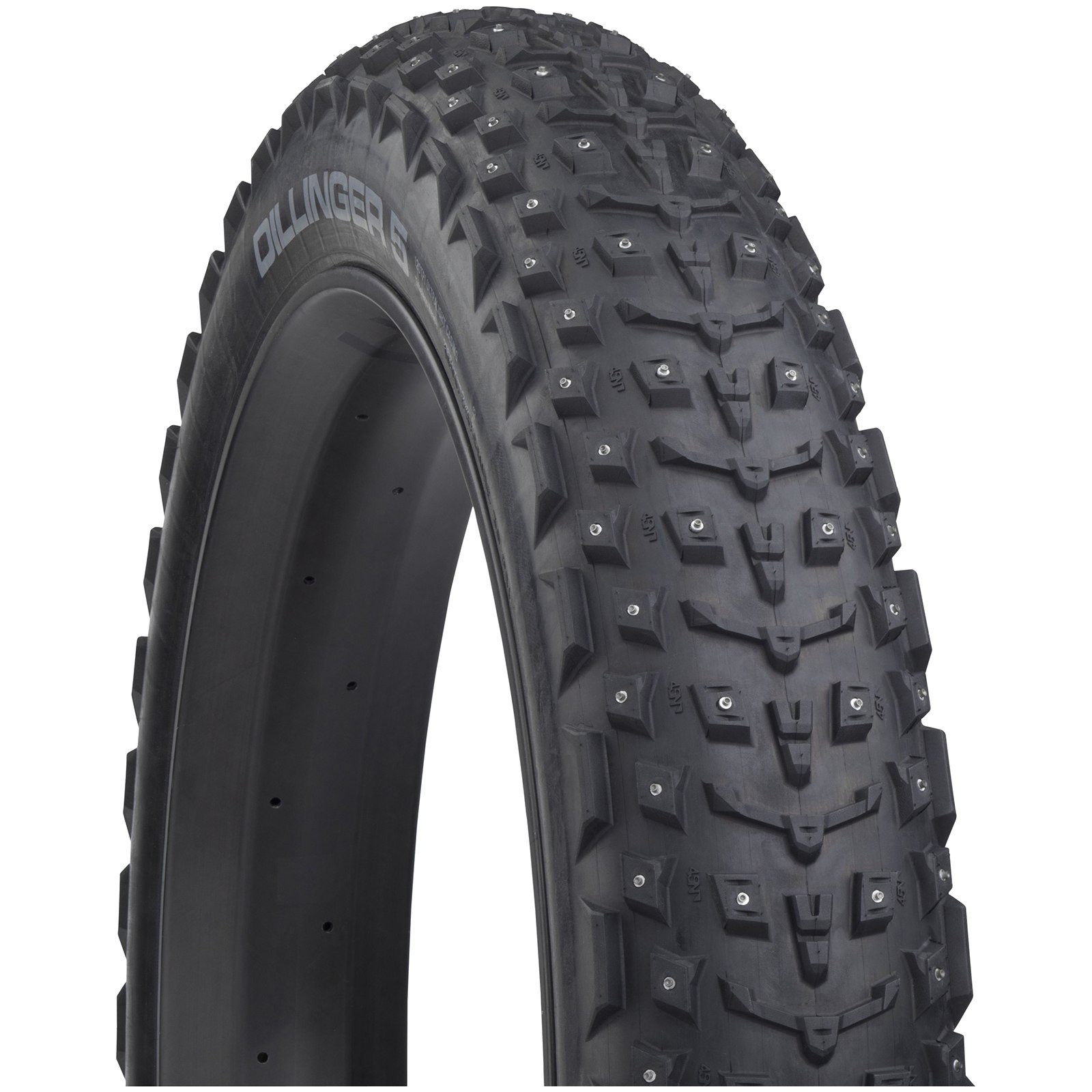 Productfoto van 45NRTH Dillinger 5 Fatbike Folding Tire | Tubeless Ready - 26x4.60&quot; / 258 Studs / 120TPI