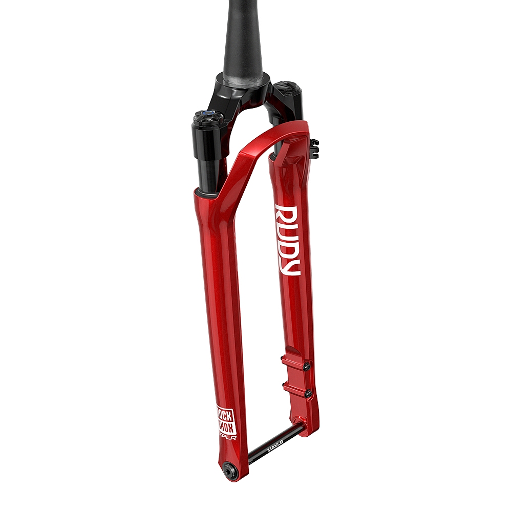Picture of RockShox RUDY Ultimate XPLR Suspension Fork - 28&quot; | Race Day 2 | 45mm Offset | 12x100mm - 40mm - electric red