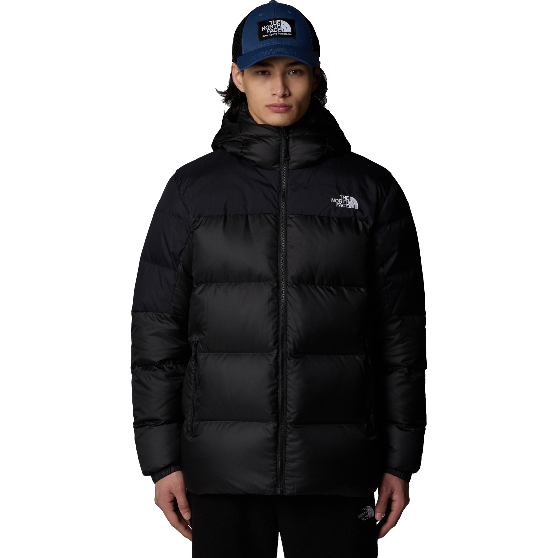 The North Face Doudoune a Capuche Homme Diablo 2.0 TNF Black Heather TNF Black