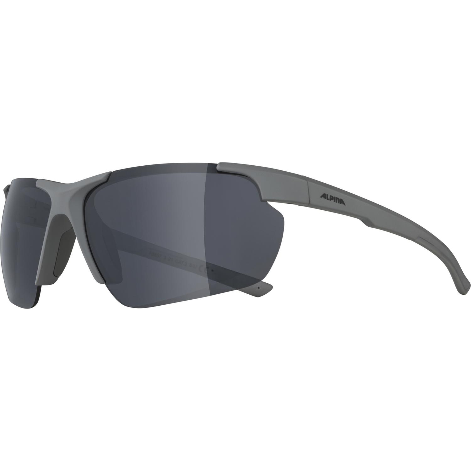 Productfoto van Alpina Defey HR Glasses - moon-grey matt/Ceramic Black Mirror