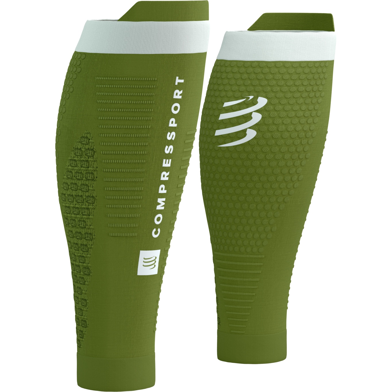 Produktbild von Compressport R2 3.0 Wadenkompressoren - woodbine/white reflective