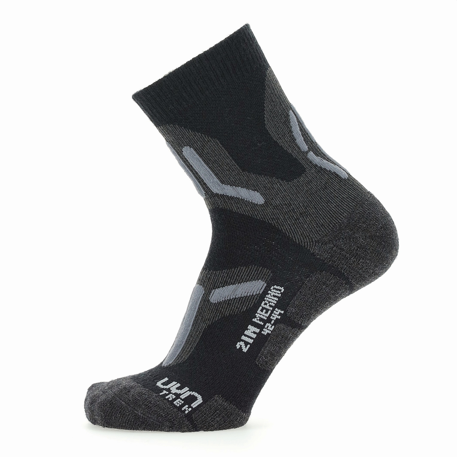 Picture of UYN Trekking 2In Merino Socks - Black/Grey