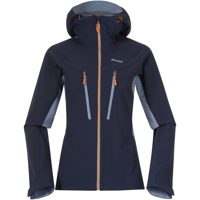 Picture of Bergans Cecilie Mountain Softshell Women&#039;s Jacket - navy blue/misty sky blue