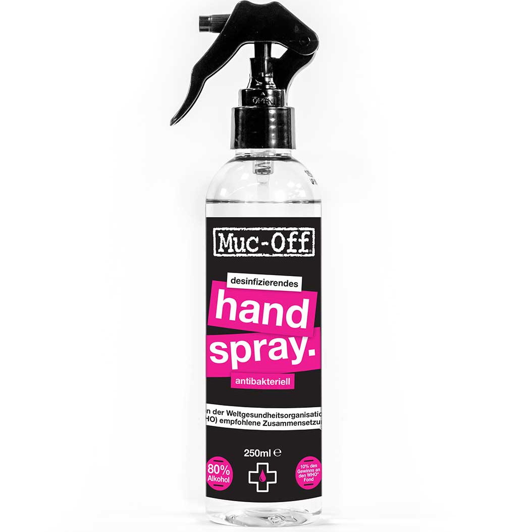 Image de Muc-Off Spray Désinfectant Antibactérien pour les Mains - 250ml