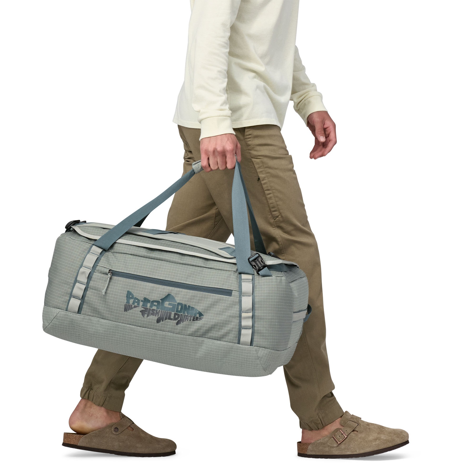 Patagonia Black Hole Duffel Bag 55L - Seabird Grey | BIKE24