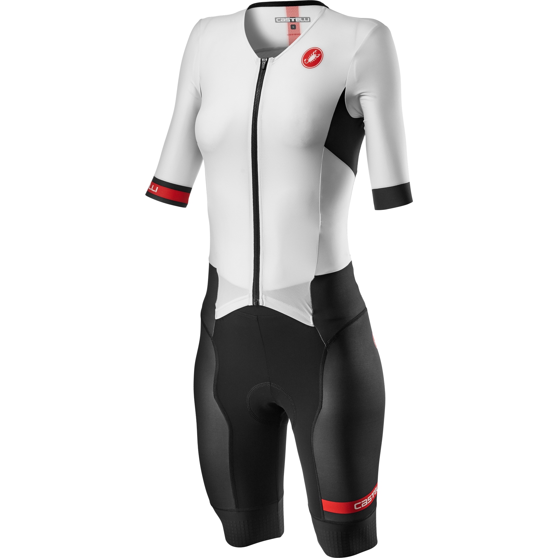Picture of Castelli Free Sanremo 2 W Suit Short Sleeve Women&#039;s - white/black 101