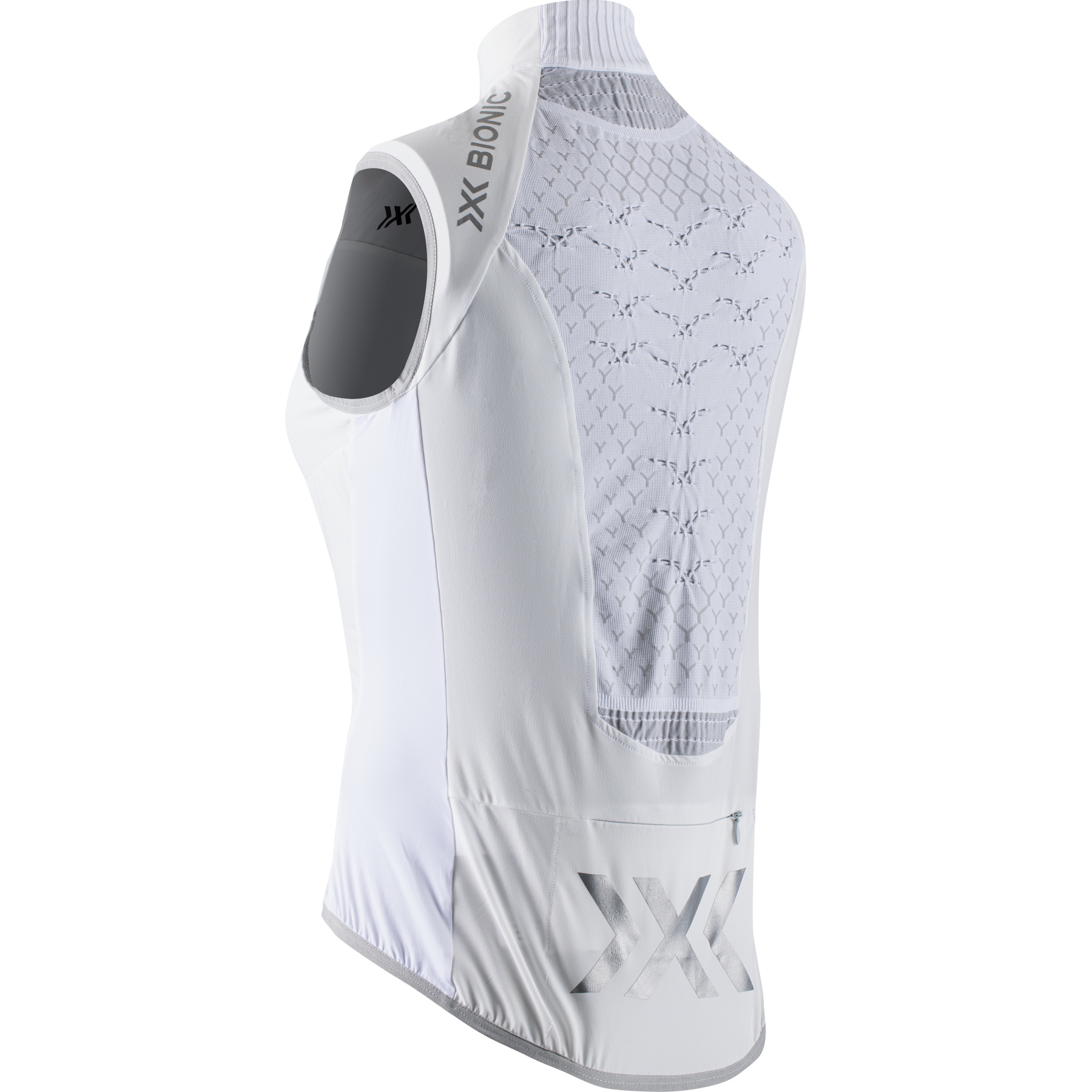 X-Bionic Twyce Running Vest Women - arctic white/pearl grey | BIKE24