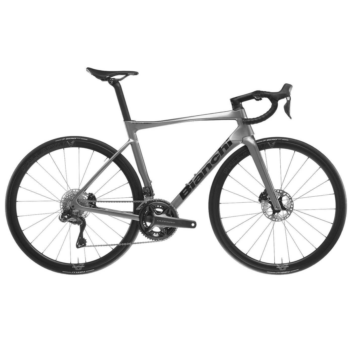 Picture of Bianchi SPECIALISSIMA COMP - Ultegra Di2 - Carbon Road Bike - 2025 - graphite / black