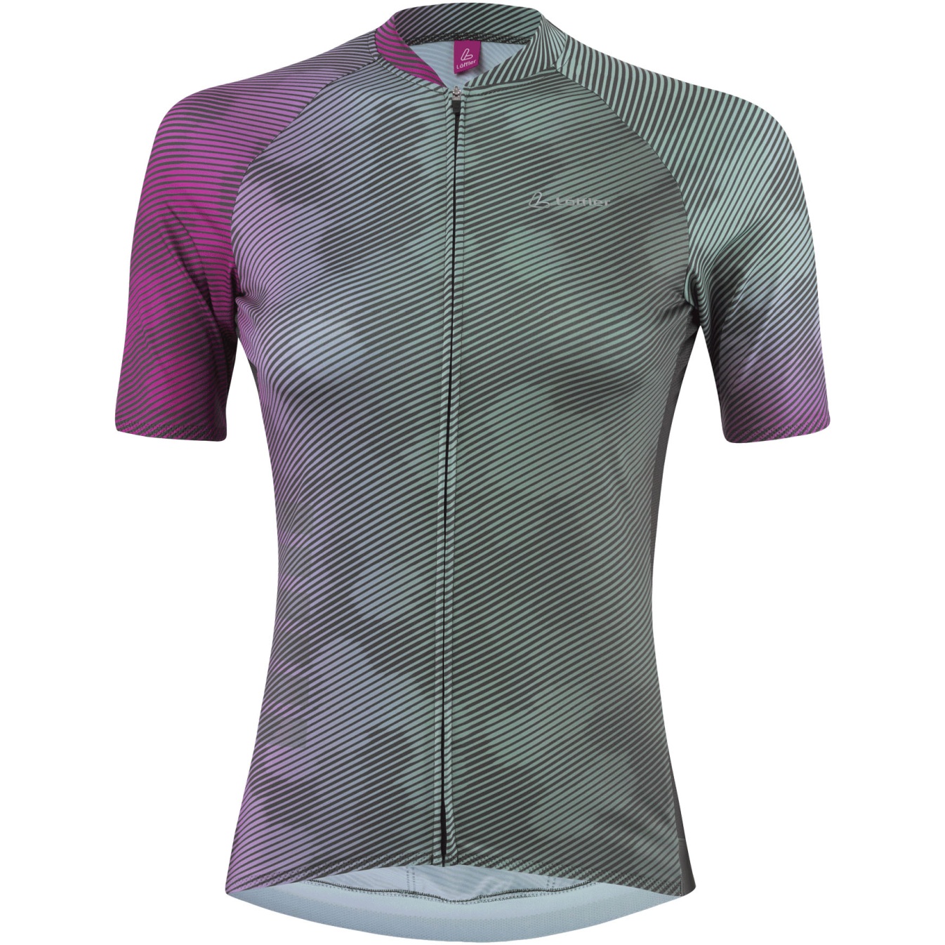 Productfoto van Löffler Classy Hotbond® Full Zip Fietsshirt Dames - olijf 385