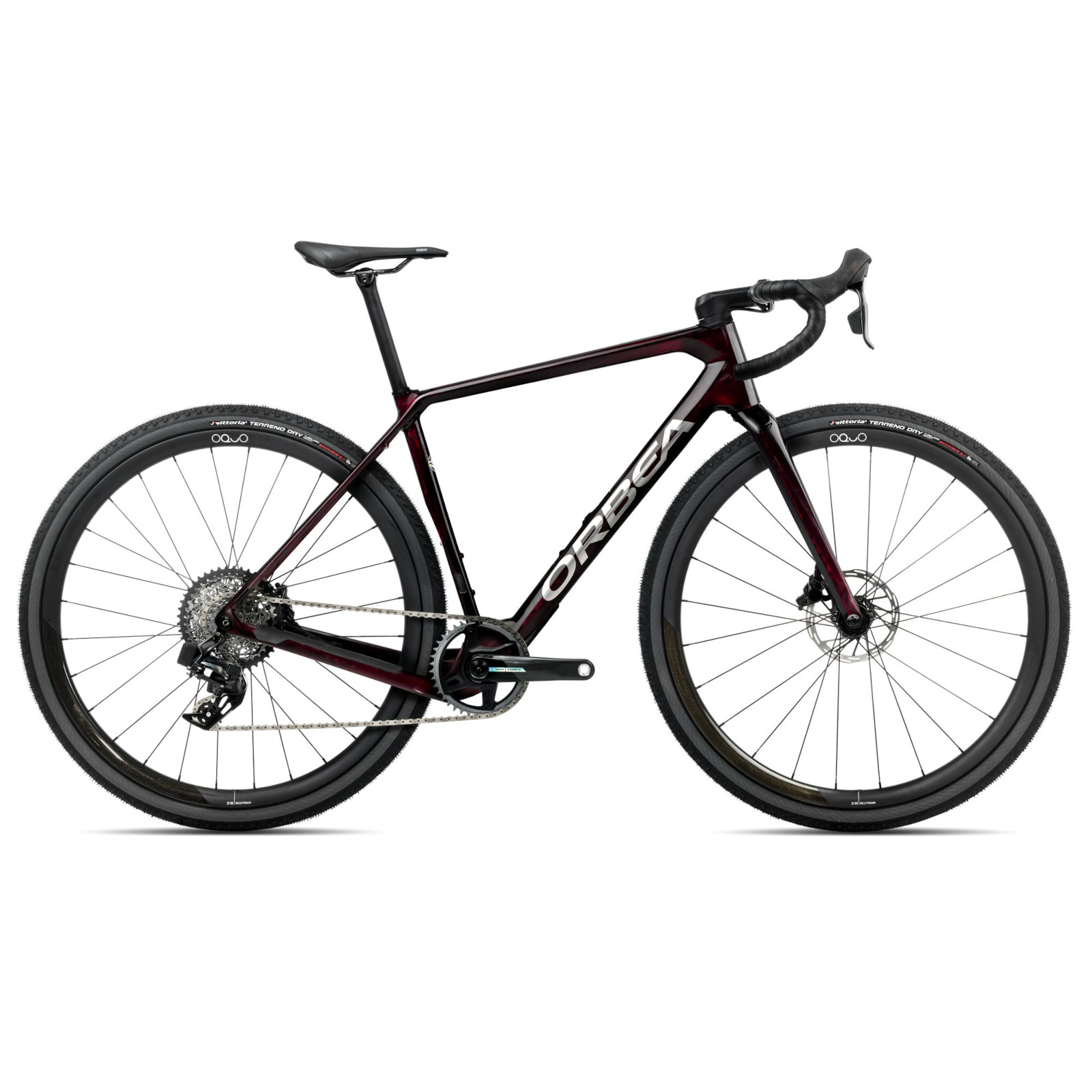 Гравийный велосипед Orbea TERRA M21eTEAM 1X - Force AXS Carbon - 2025 - Винно-красный Карбоновый велосипед (глянцевый)