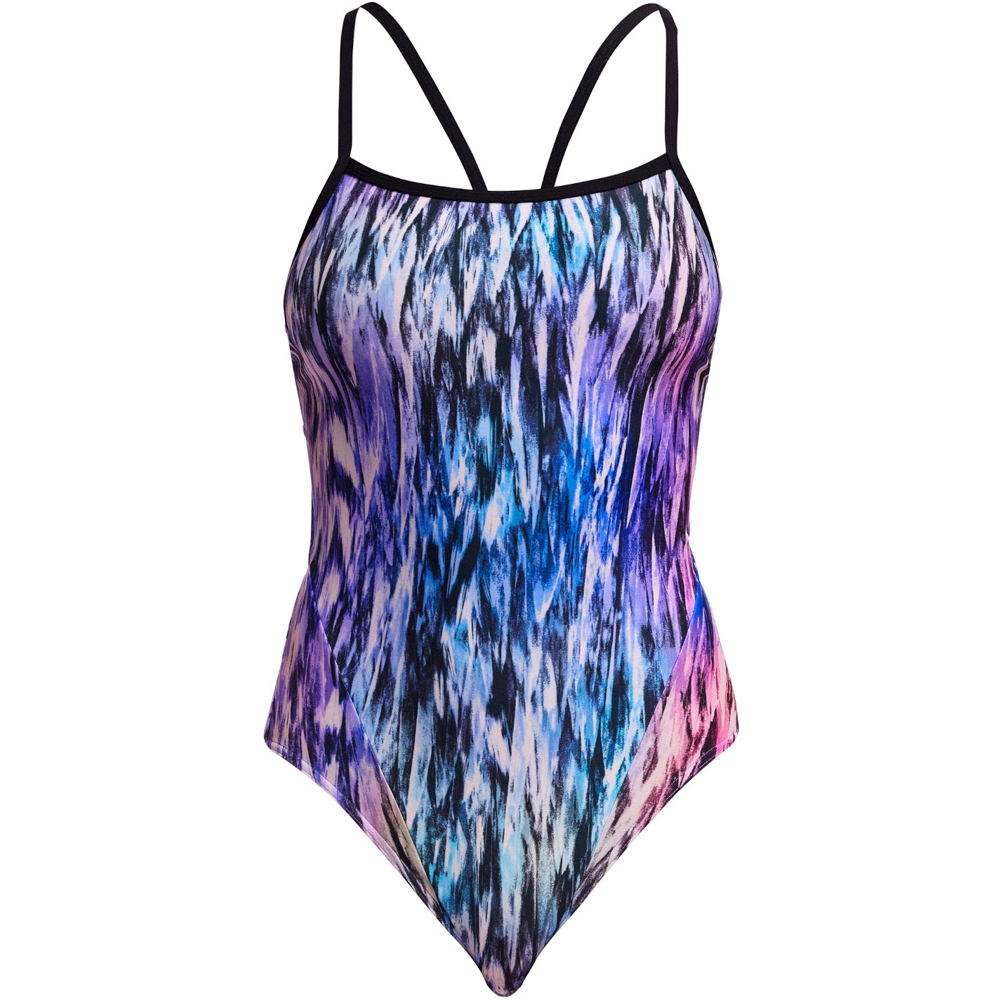 Bild von Funkita Single Strap Eco Badeanzug Damen - Fly Dye