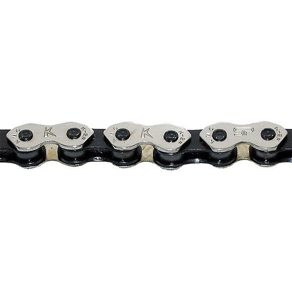 Picture of KMC K1 Wide Singlespeed Chain - BMX / Track - silver/black