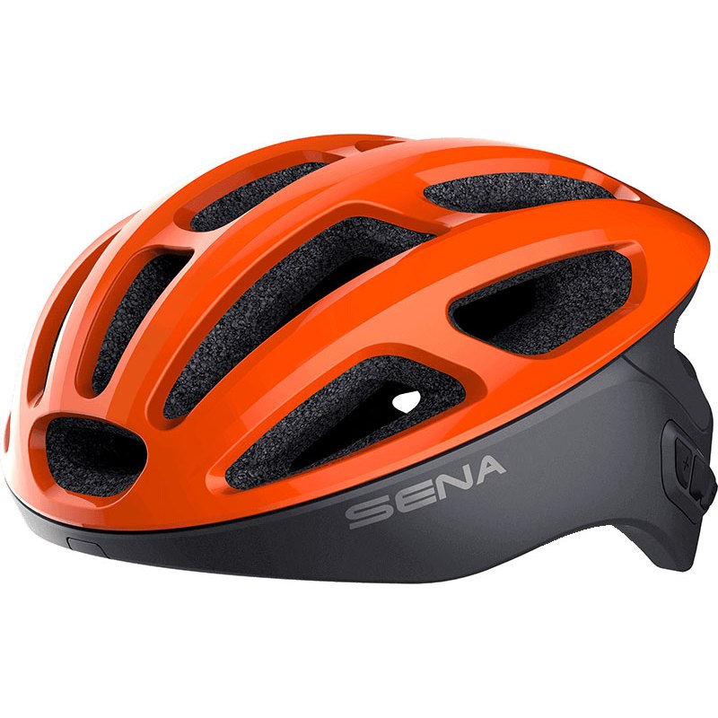 Productfoto van SENA R1 Smart Cycling Helmet - without FM Radio - Electric Tangerine