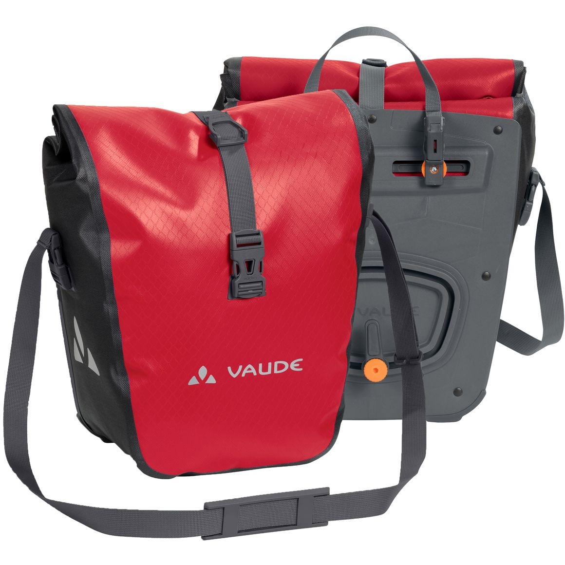 Produktbild von Vaude Aqua Vorderrad Fahrradtasche (Paar) - 2x14L - rot