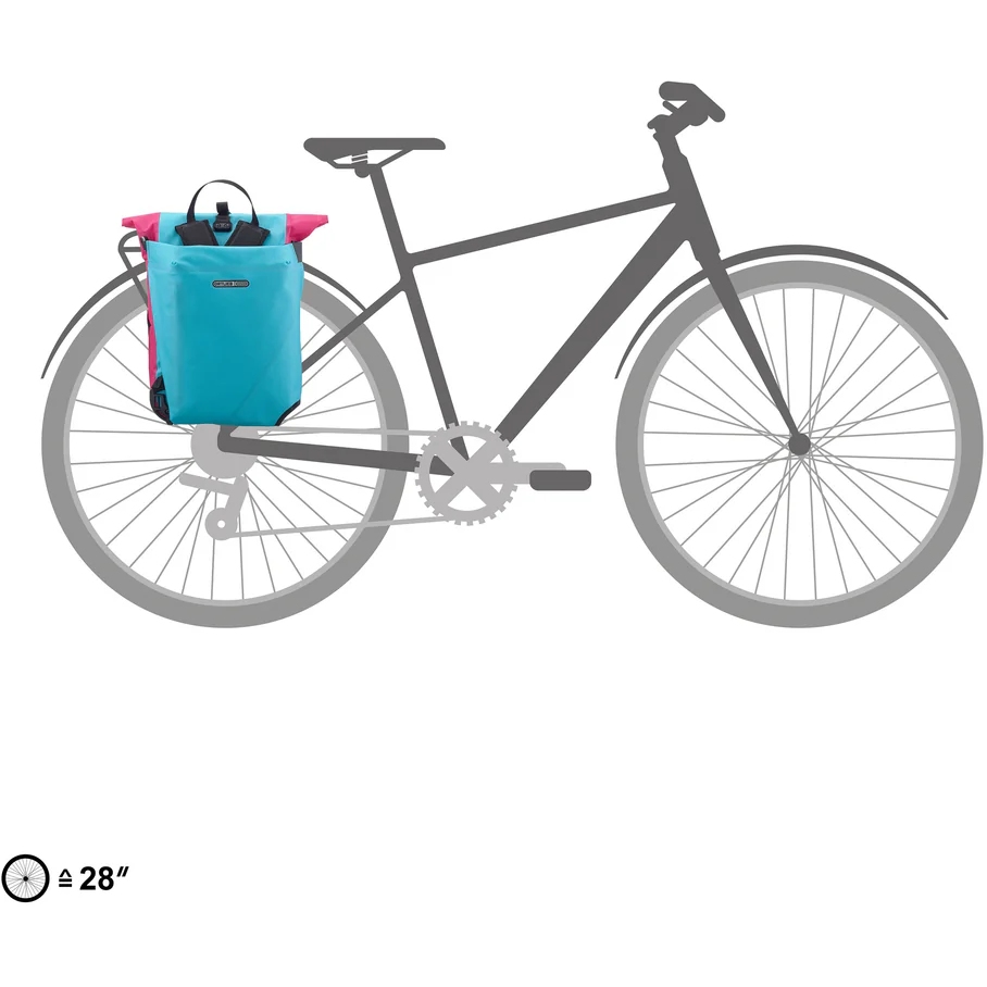 ORTLIEB Vario - QL2.1 Bike Pannier / Backpack - 26L - cyber blue