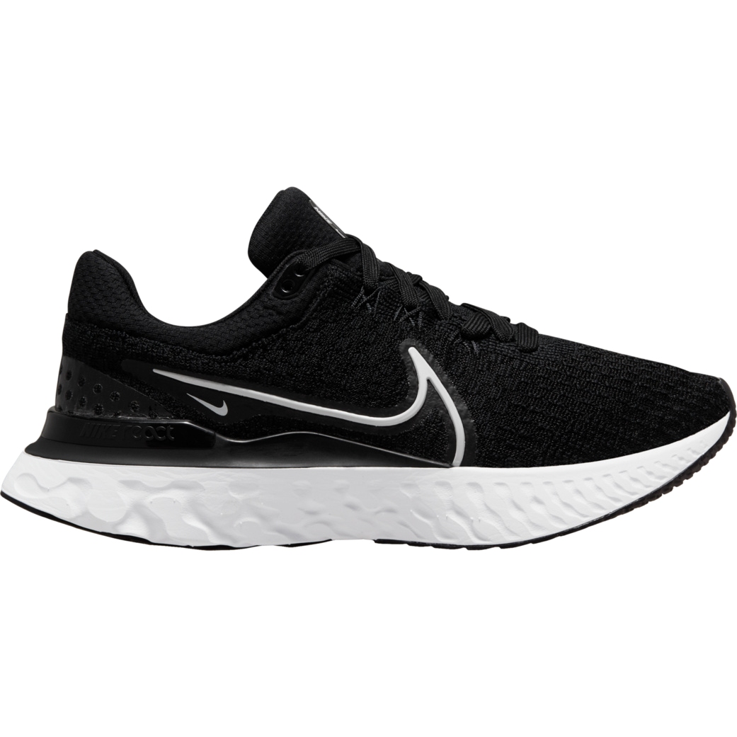 Picture of Nike React Infinity Run Flyknit 3 Road Running Shoes Women - black/white DD3024-001