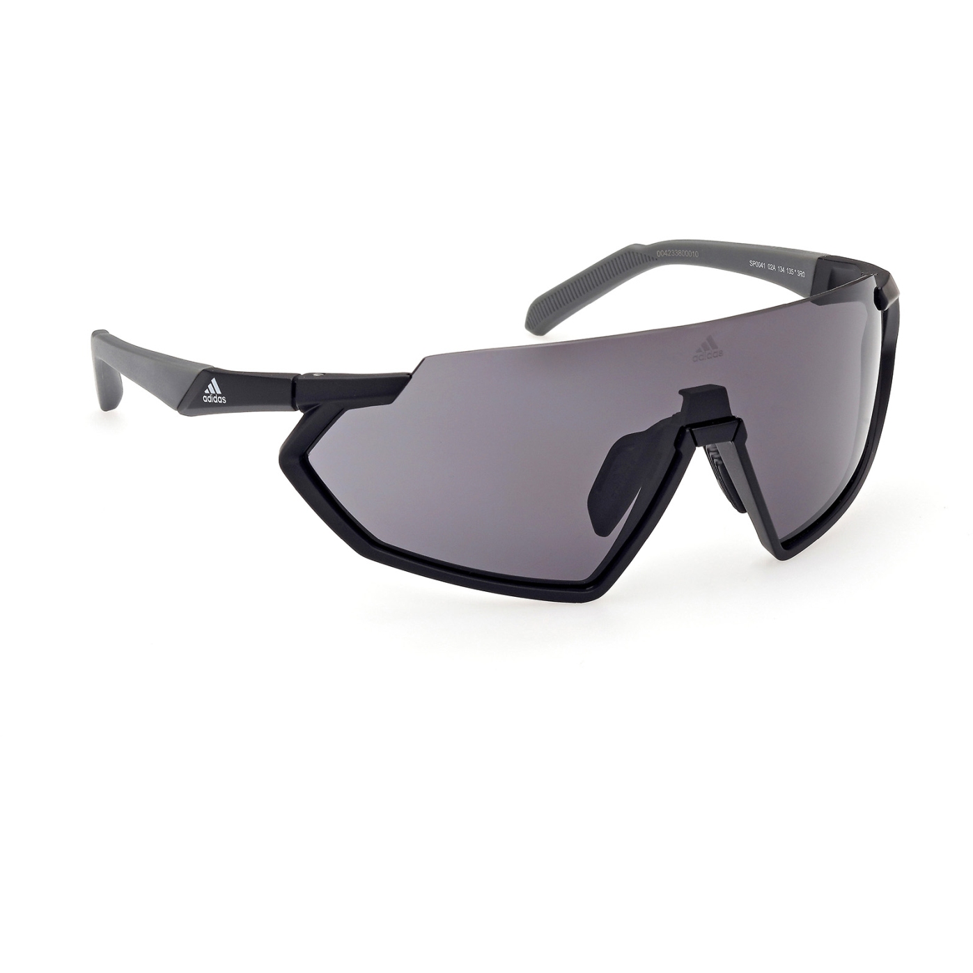 Picture of adidas Cmpt Aero Lite SP0041 Sport Sunglasses - Antique Black / Contrast Smoke + Clear