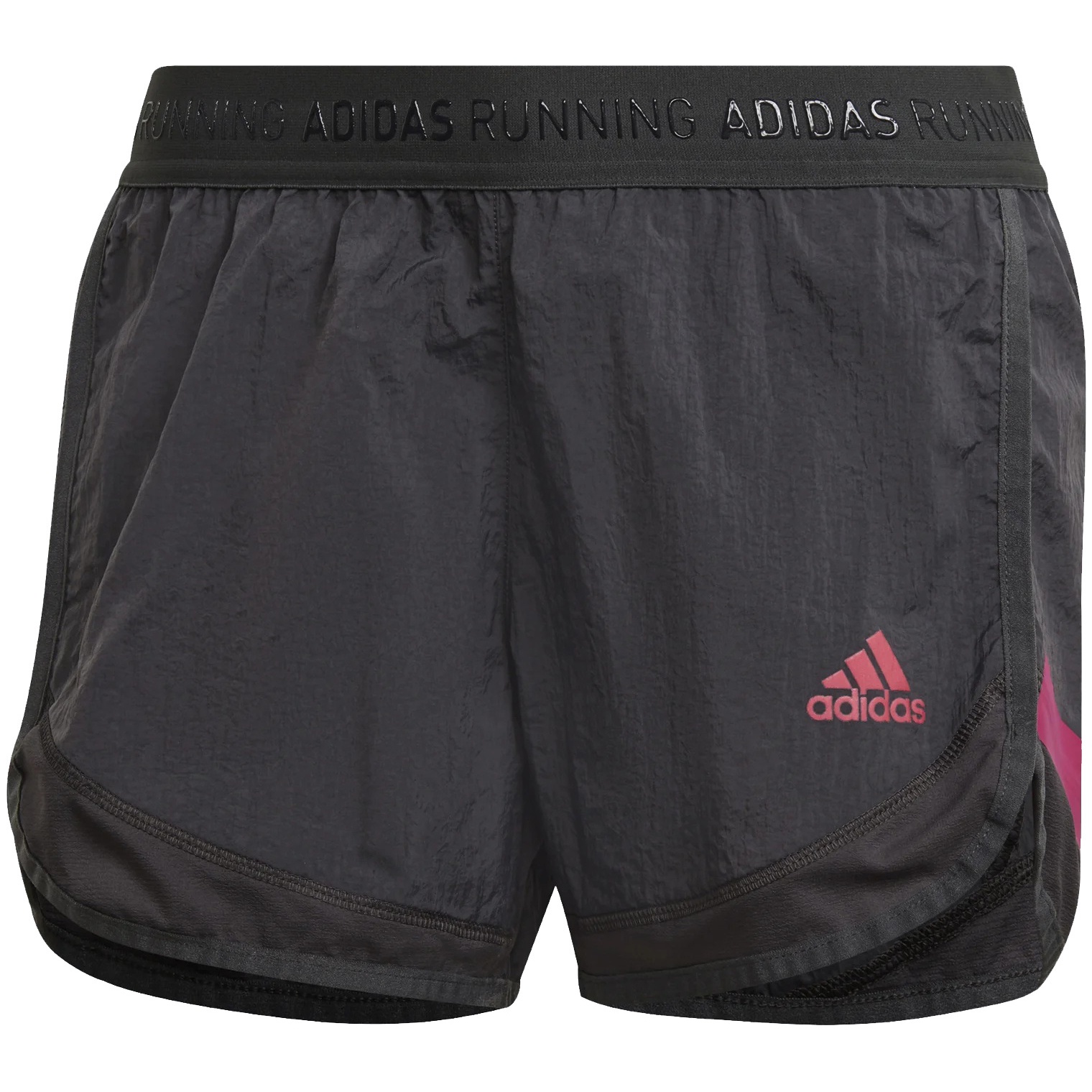 Image of adidas Women's Ultra Shorts - 3" - dgh solid grey/wild pink GK3756