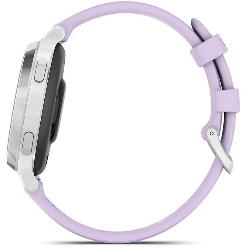 Garmin Lily Active GPS Smartwatch silver/purple jasmine