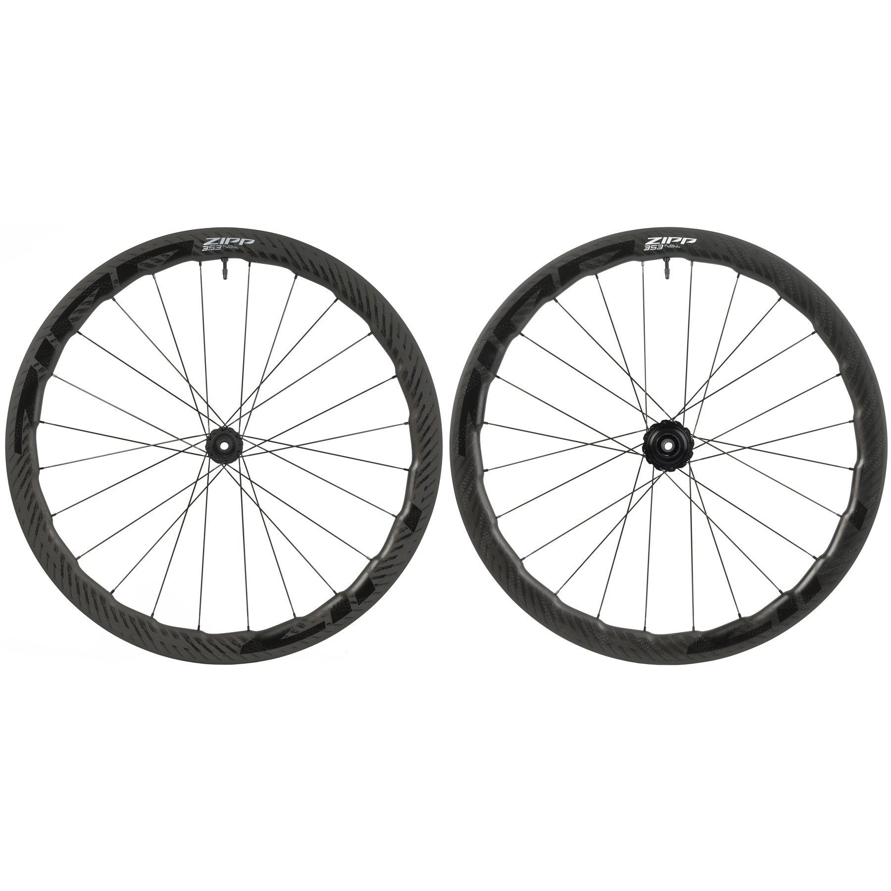Foto de ZIPP Juego de Ruedas - 353 NSW Disc - 28&quot; | Carbono | Hookless | Centerlock - 12x100mm | 12x142mm - negro