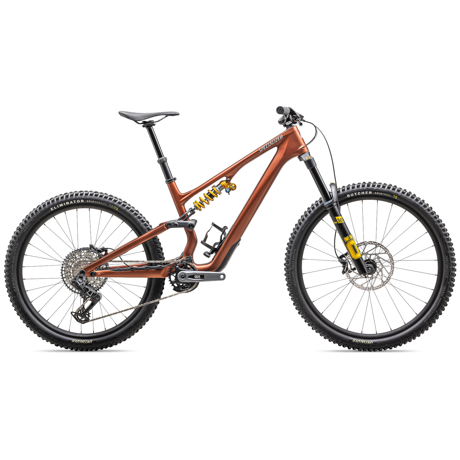 Specialized STUMPJUMPER 15 Ohlins Coil Carbon Mountain Bike 2025 satin copper speckle satin silver dust