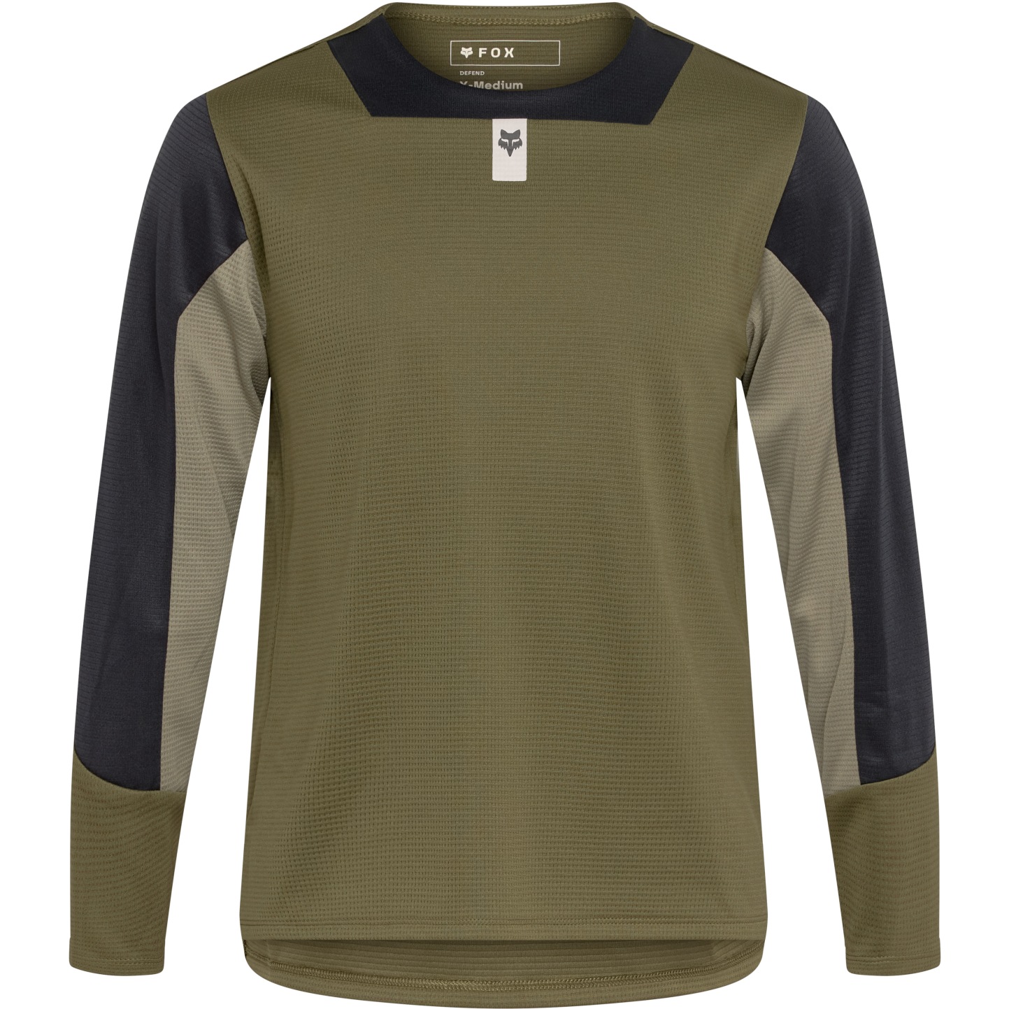 FOX Maillot Manches Longues VTT Homme - Defend - rust