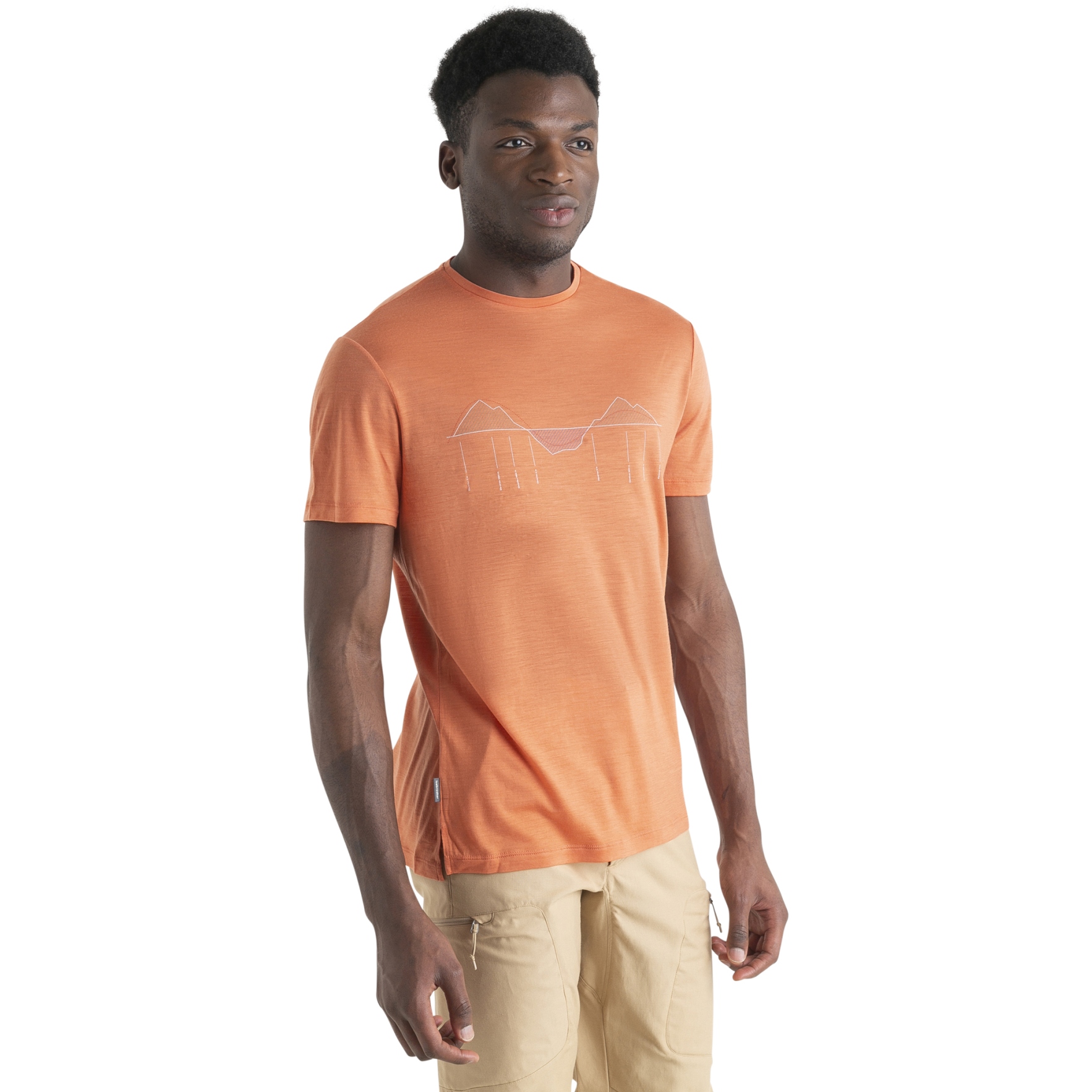 Produktbild von Icebreaker Merino 125 Cool-Lite™ Sphere III T-Shirt Trail Climb Herren - Ember