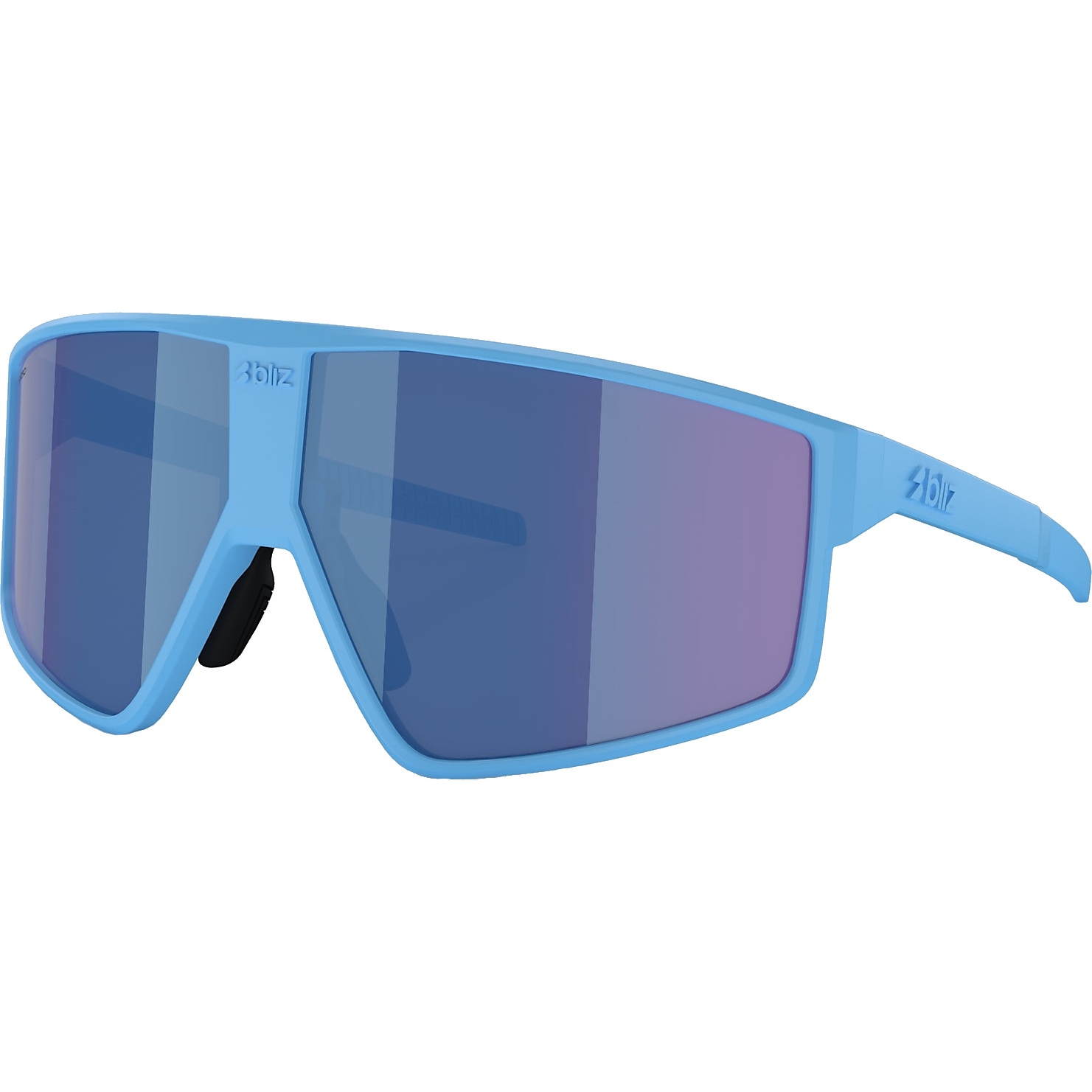 Picture of Bliz P002 Glasses - Matt Blue / Grey with Blue Mirror
