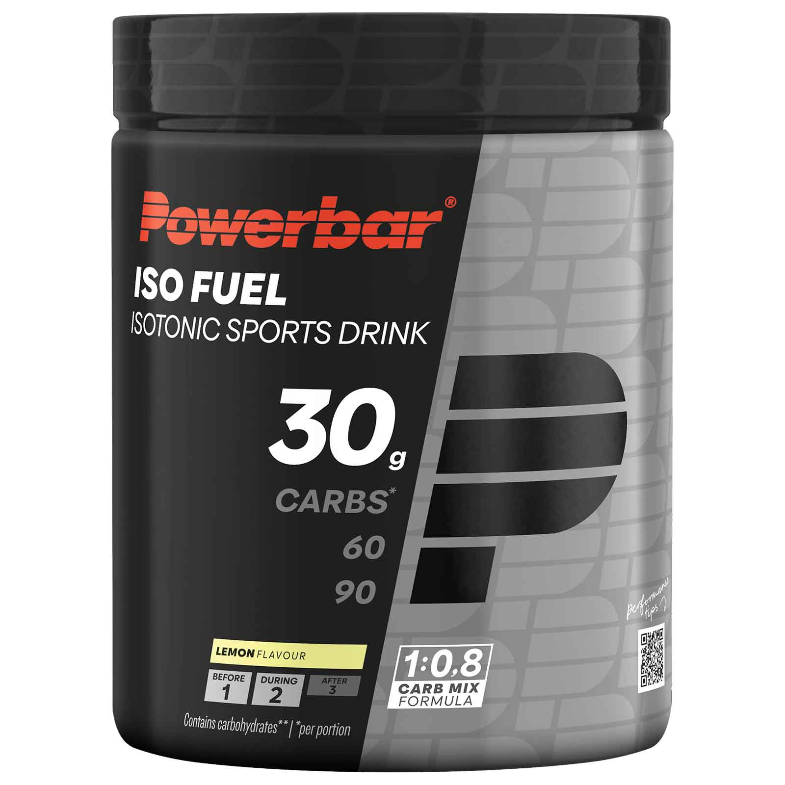 Productfoto van Powerbar Iso Fuel 30 - Isotone Koolhydraat-Drankpoeder - 608g