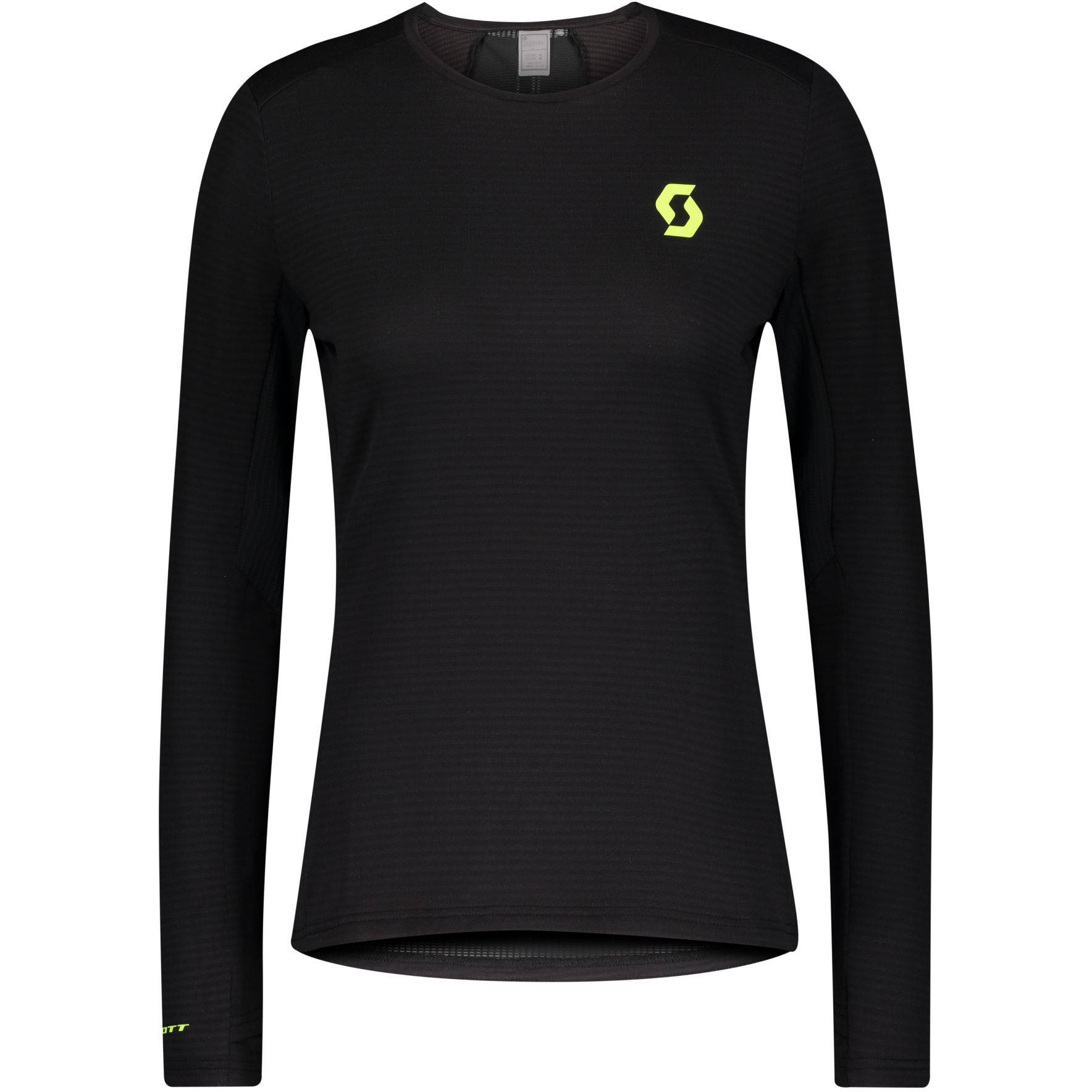 Produktbild von SCOTT RC Run L/SL Damen-Laufshirt - schwarz/gelb
