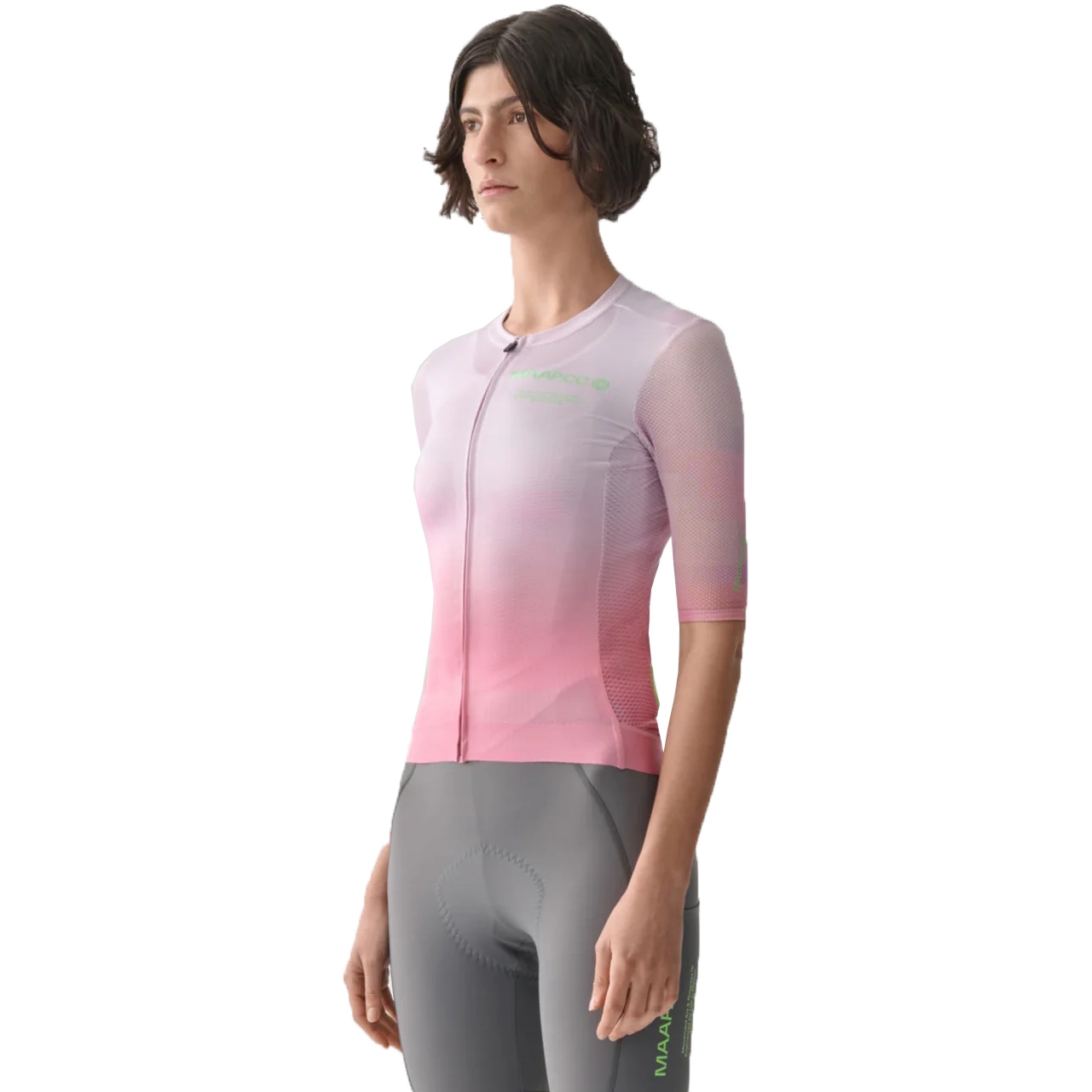 Maillot manches courtes Cyclisme SIROKO M2 Ronda Rose Bonbon Homme SIROKO
