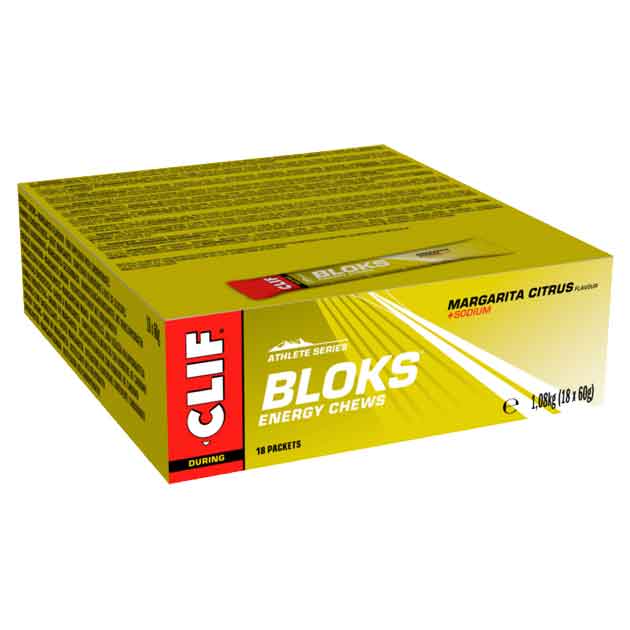 Produktbild von Clif Bloks Energy Chews - Kaubonbons - MHD 01.08.2024 - 18x60g