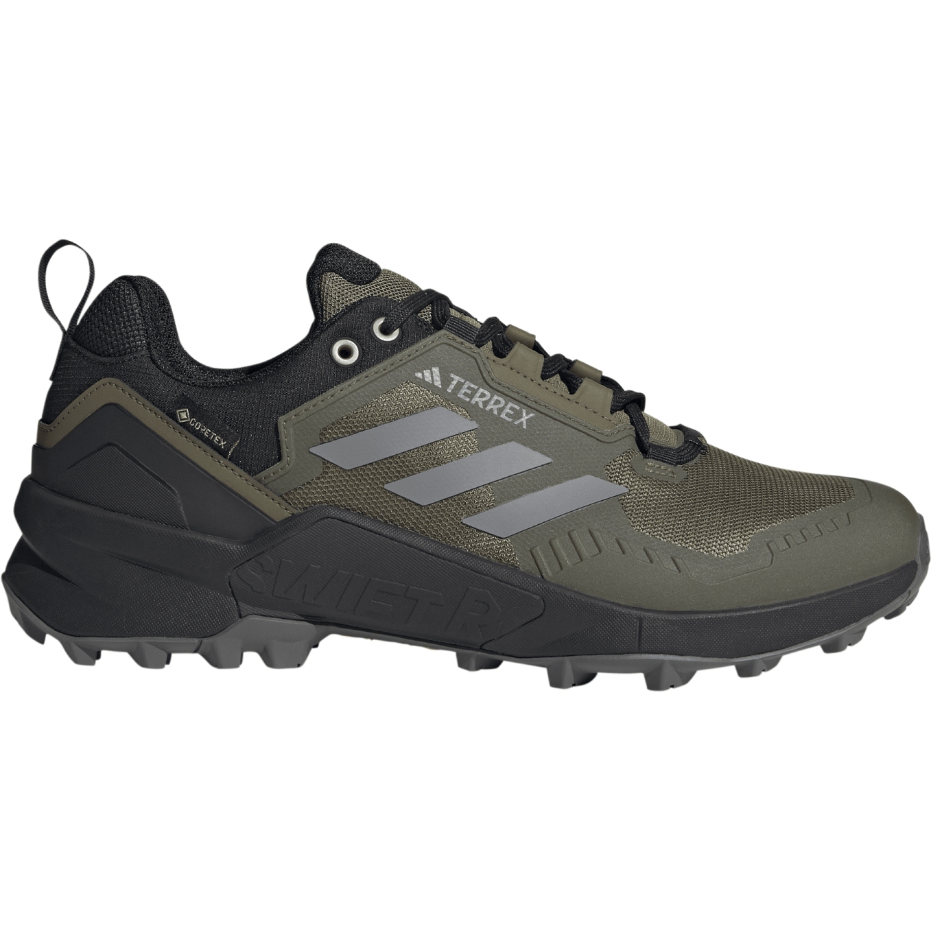 Picture of adidas TERREX Swift R3 GORE-TEX Hiking Shoes Men - focus olive/grey thunder/core black HR1312