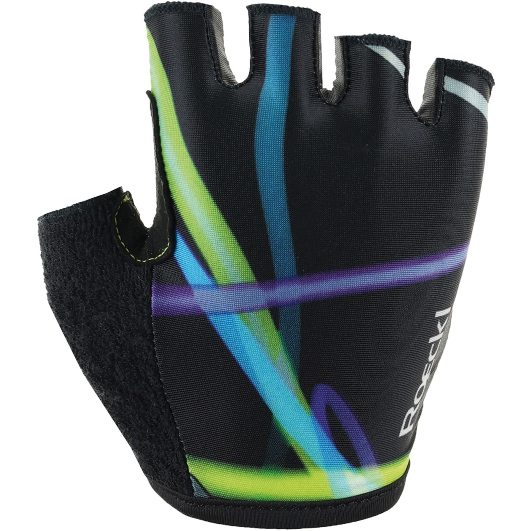 Picture of Roeckl Sports Tofane Cycling Gloves Kids - black shadow 9600
