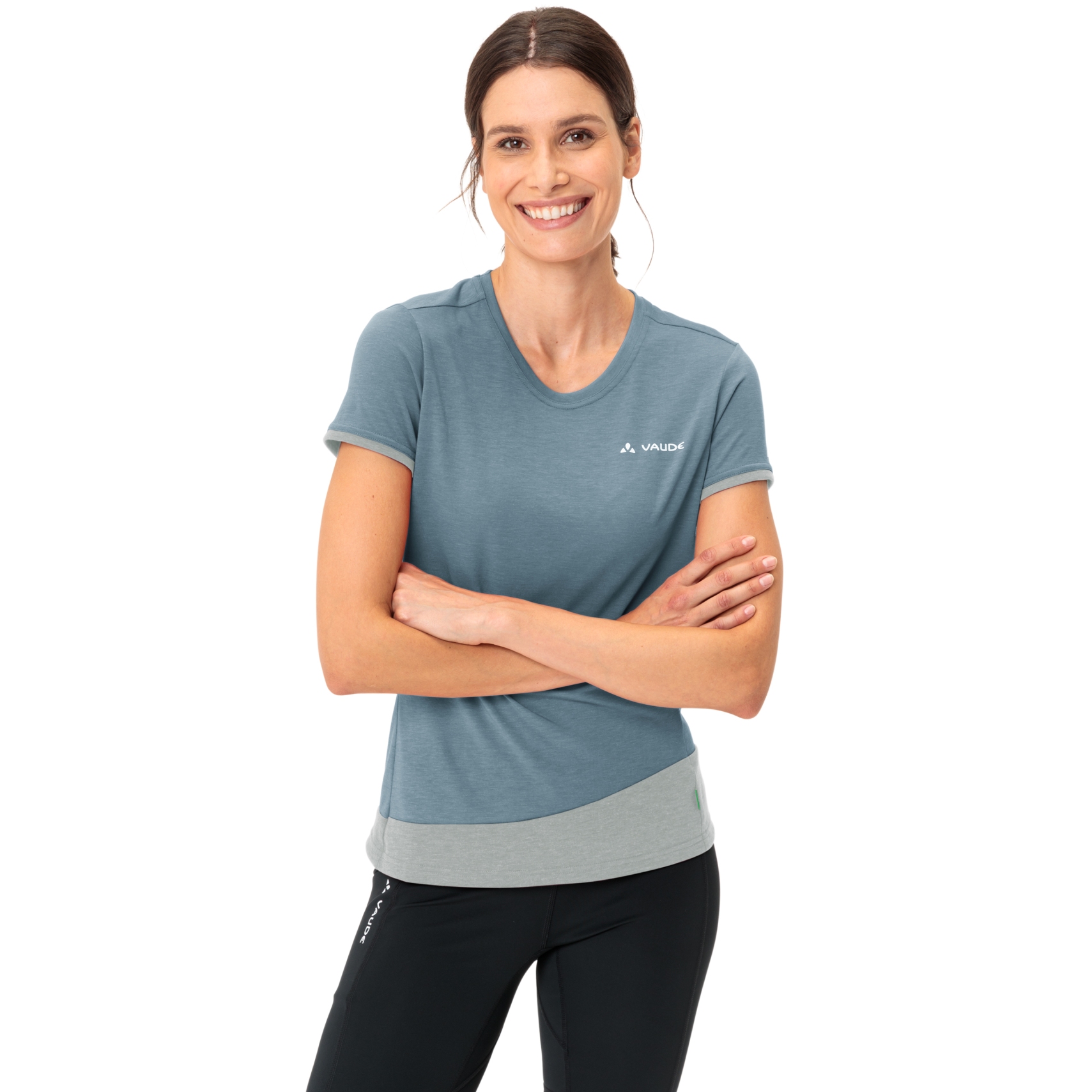 Produktbild von Vaude Sveit Kurzarmshirt Damen - nordic blue