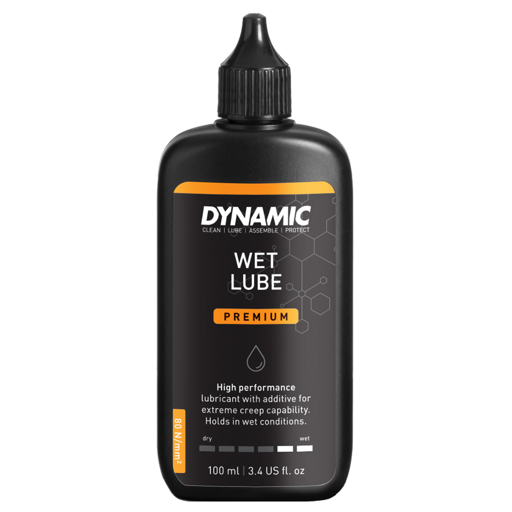 Productfoto van Dynamic Wet Lube Premium - Kettingsmeermiddel - 100ml