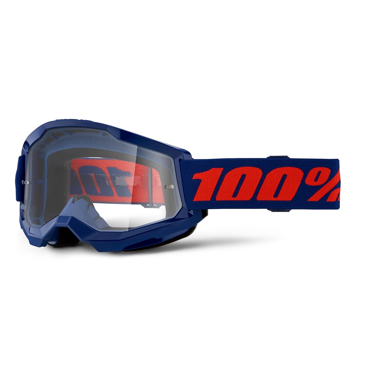 Productfoto van 100% Strata 2 Goggle - Navy / Clear